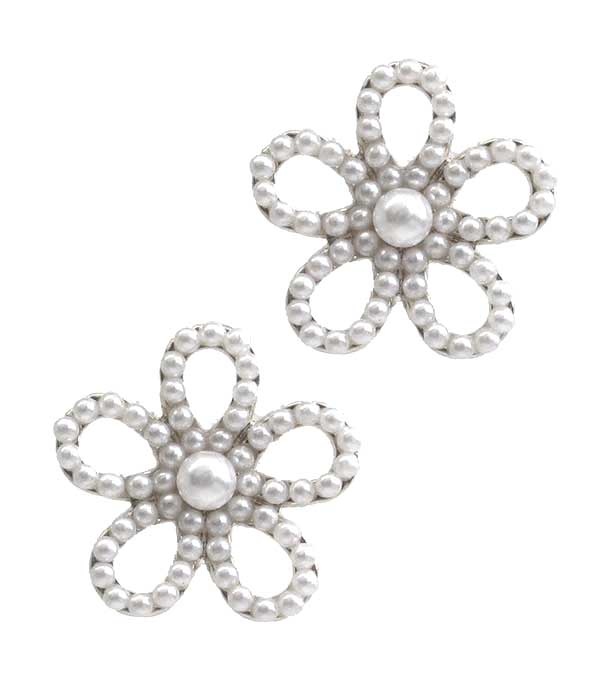 Pearl Flower Earring
