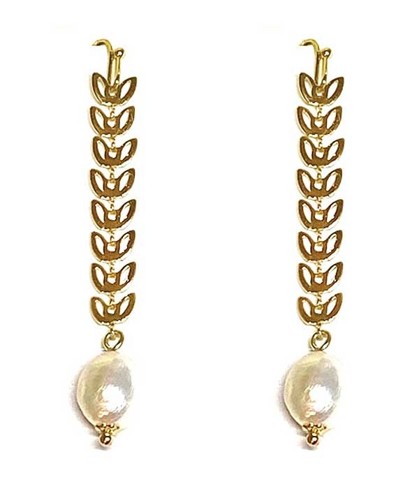 Freshwater Pearl Drop Earring