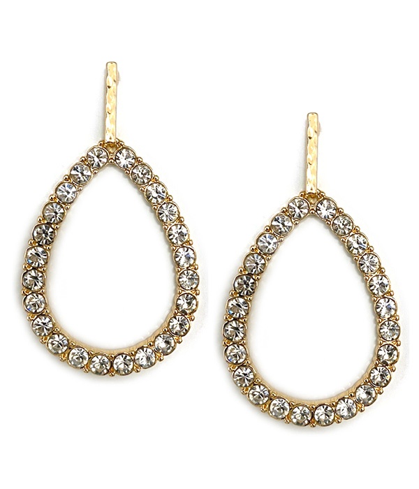 Crystal Teardrop Earring