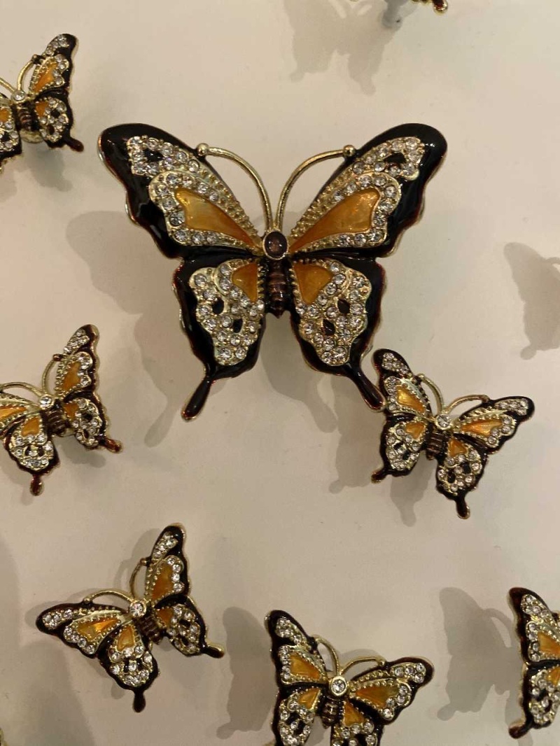 Butterflies In Perfect Harmony Wall Art White