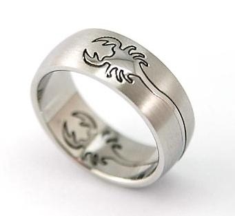 Men Scorpion Solid Stainless Steel Ring
