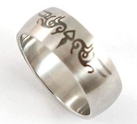 Hip Hop Gothic Stainless Steel Ring