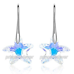 Dangle Star Earrings Use Austrian Crystal