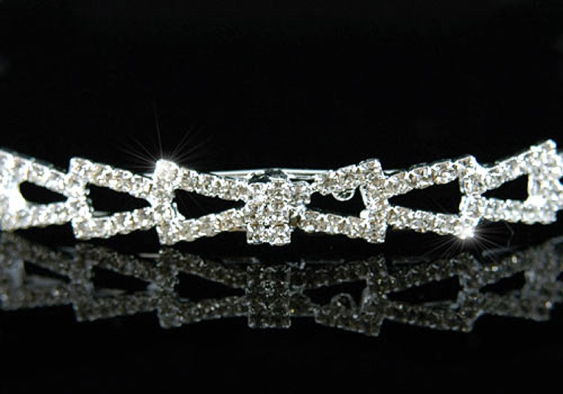 Bridal Clear Crystal Rhinestone Headband Tiara