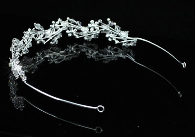 Bridal Butterfly Crystal Headband Tiara