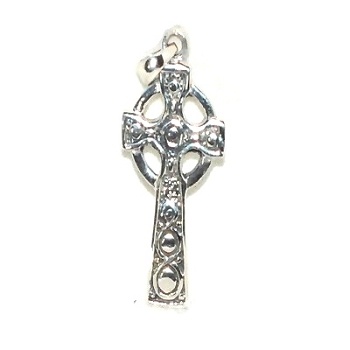 Sterling Silver Celtic Cross Charm Pendant