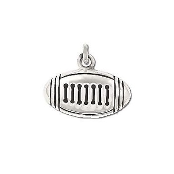 Sterling Silver Football Pendant