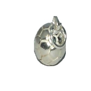 Sterling Silver Soccer Ball Charm Pendant