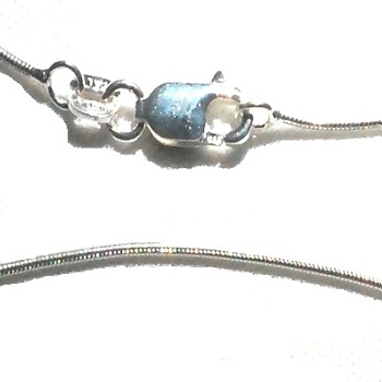 925 Sterling Silver 7 Inch 1Mm Snake Bracelet