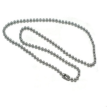 Stainless Steel 20 Inch 3.2Mm Ball Link Neck Chain Necklace