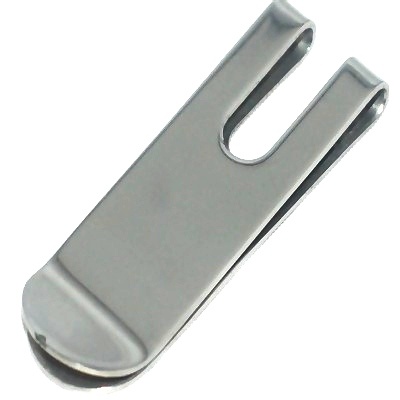 Stainless Steel Cut Out Engravable Money Clip