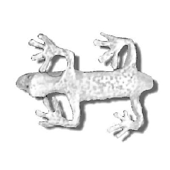 Sterling Silver Gecko Wrap Ring