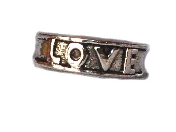 New Sterling Silver Toe Rings With Love Etched Out