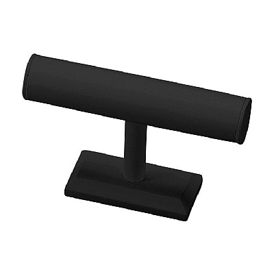 Leatherette Single T-Bar Watch And Bangle Jewelry Display