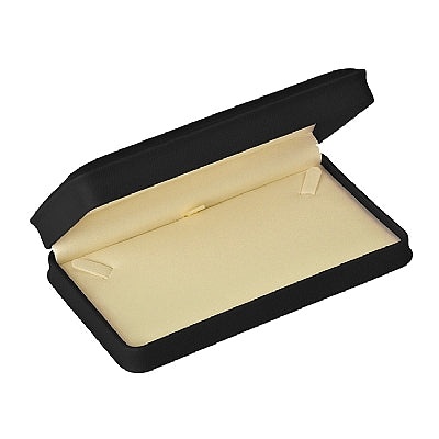 Nabuka Leatherette Pearl Box With Cream Interior
