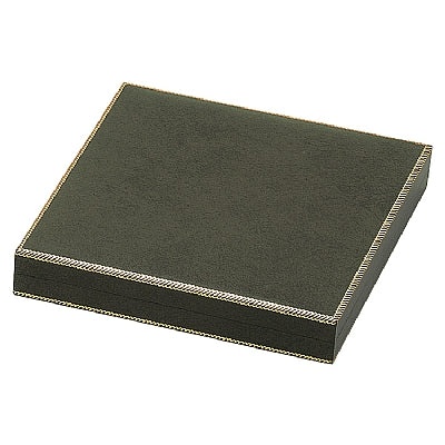 Leatherette Large Set Box With Matching Insert And White Window
