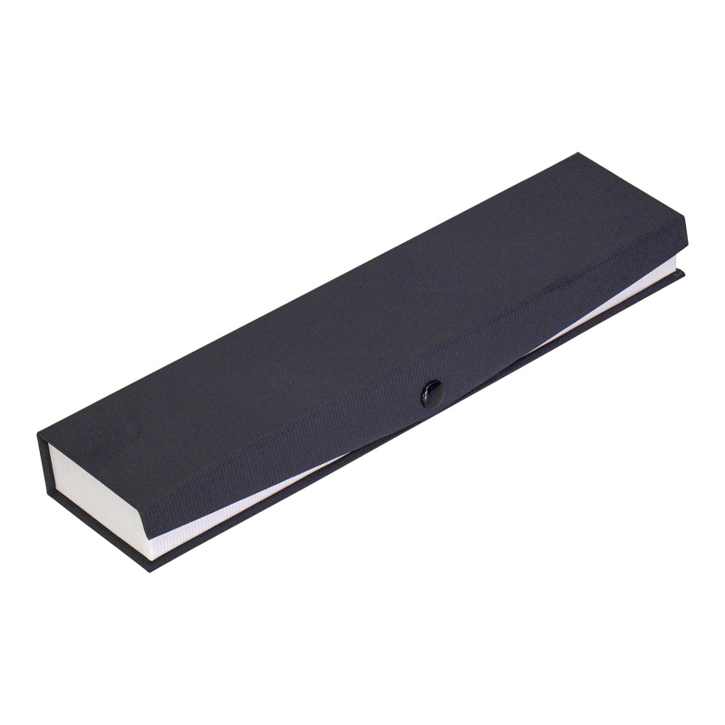 Textured Paper Covered Bracelet Box With White Insert