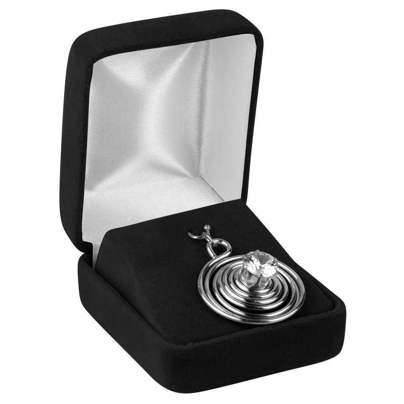 Velour Charm Box With Hook