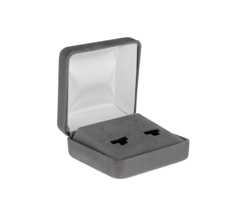 Velour Multi-Purpose Box With White Sleeve