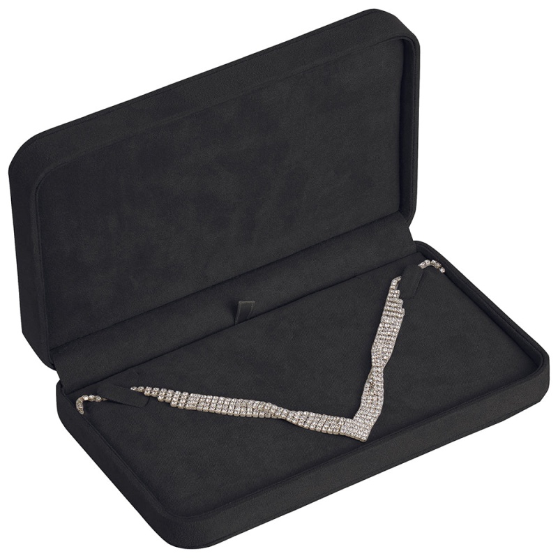 Squircle Suede Pearl Box