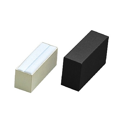 Ribbed Paper Covered Bangle Box With Foam Insert
