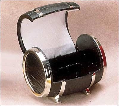 Black Barrel With Trim - Black/Gold / One Size