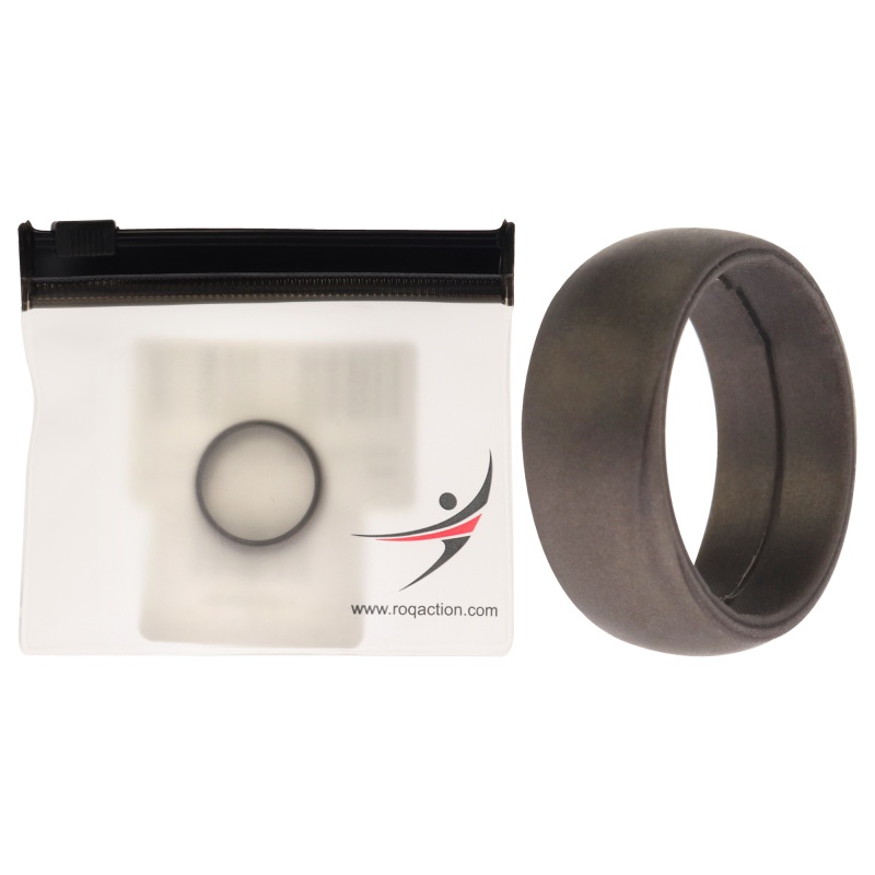 Silicone Wedding Ring - Silver By Roq For Men - 9 Mm Ring