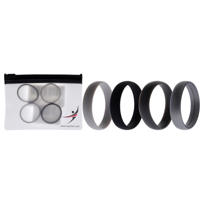 Silicone Wedding 6Mm Smooth Ring By Roq For Men - 15 Mm Ring