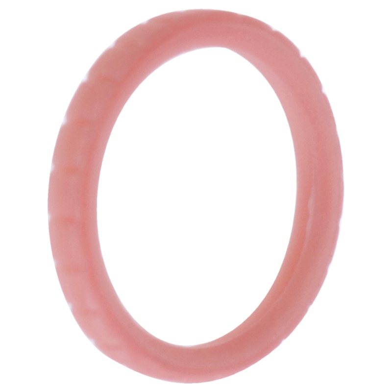 Silicone Wedding Stackble Lines Single Ring - Rose-Gold-New By Roq For Women - 4 Mm Ring