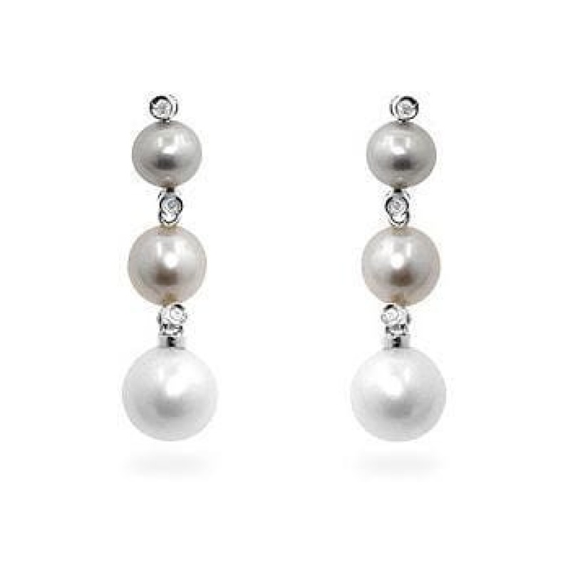 Multicolor Pearl Earrings