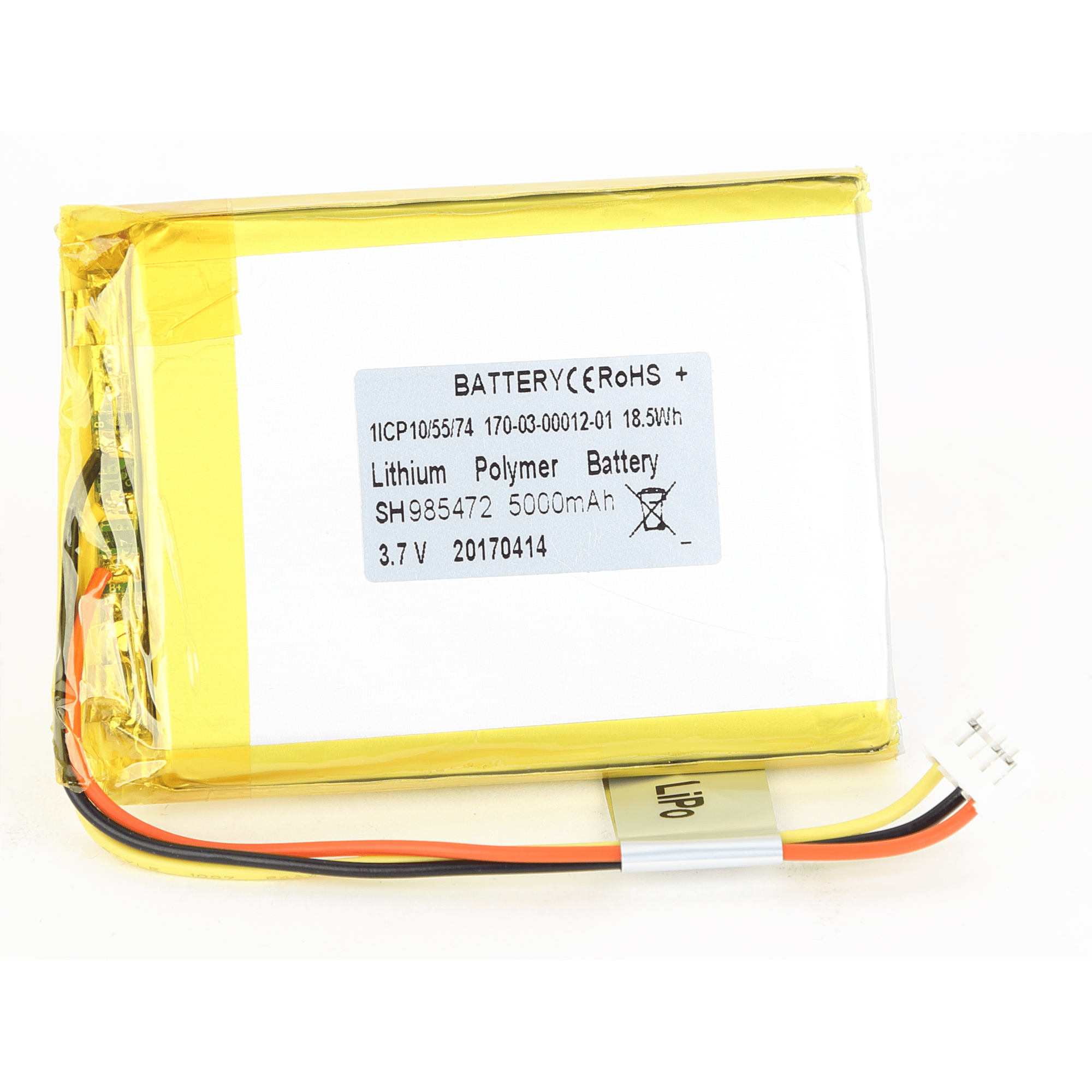 Icg Rechargeable LiPo Battery 5000Mah 3.7V