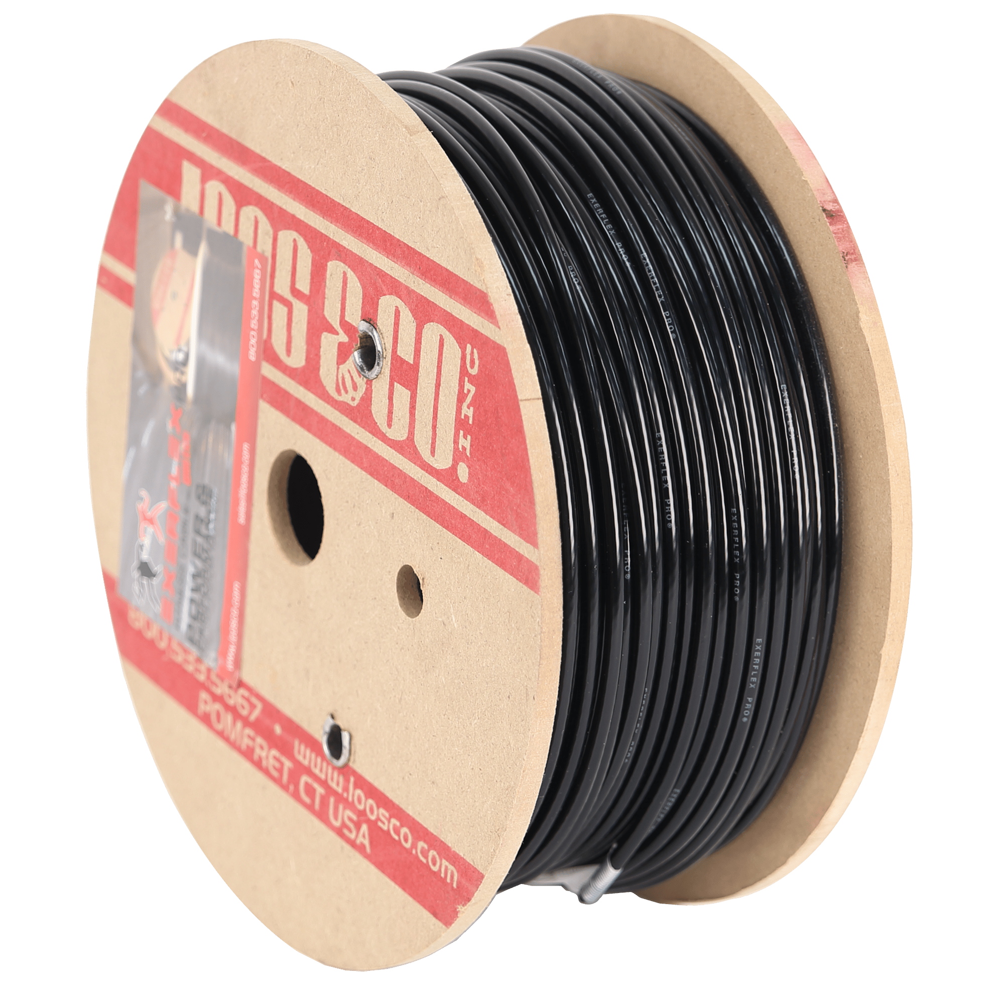 Exerflex Pro 3/16" Black Nylon Coated Fitness Cable