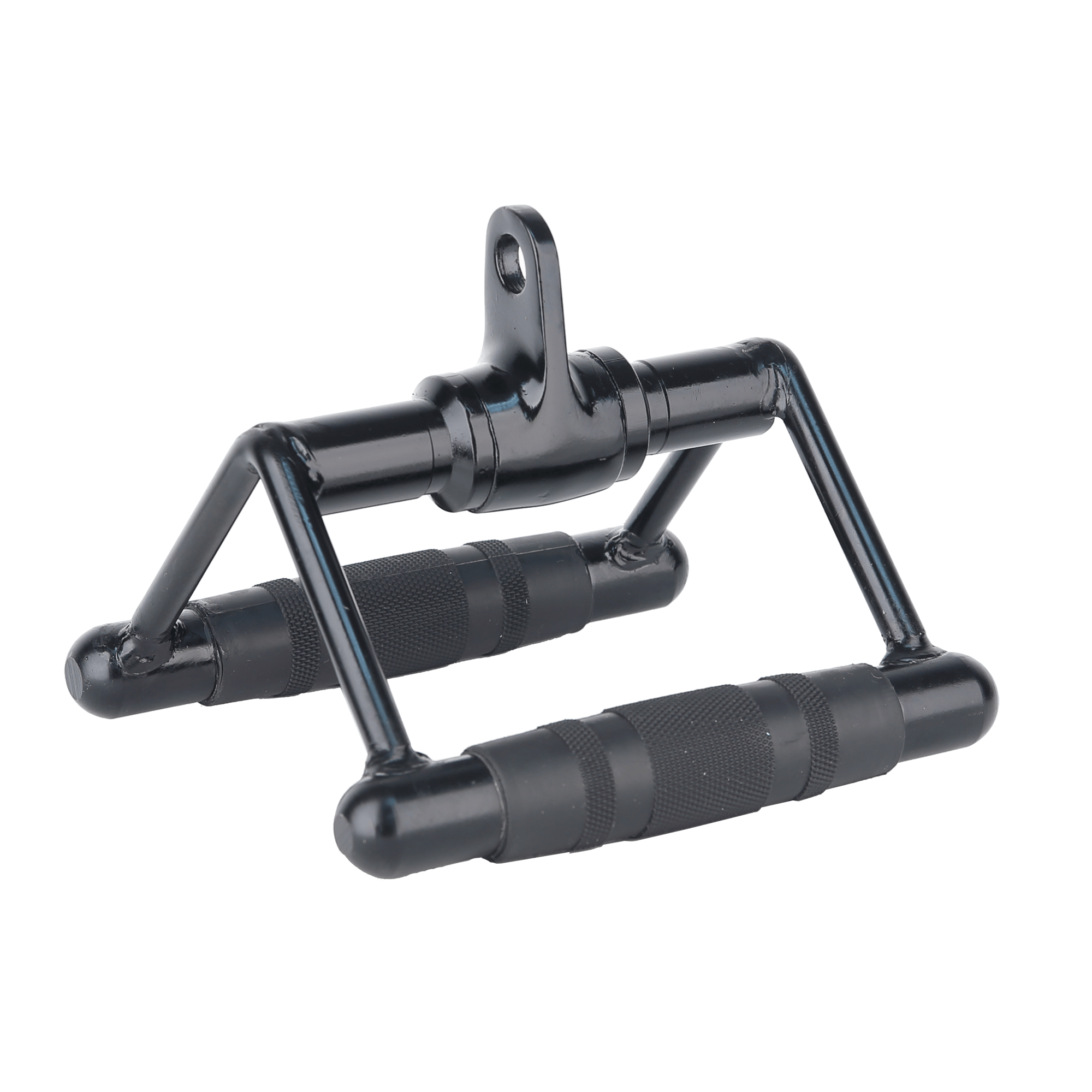 Seated Row Attachment Bar with Rubber Grips