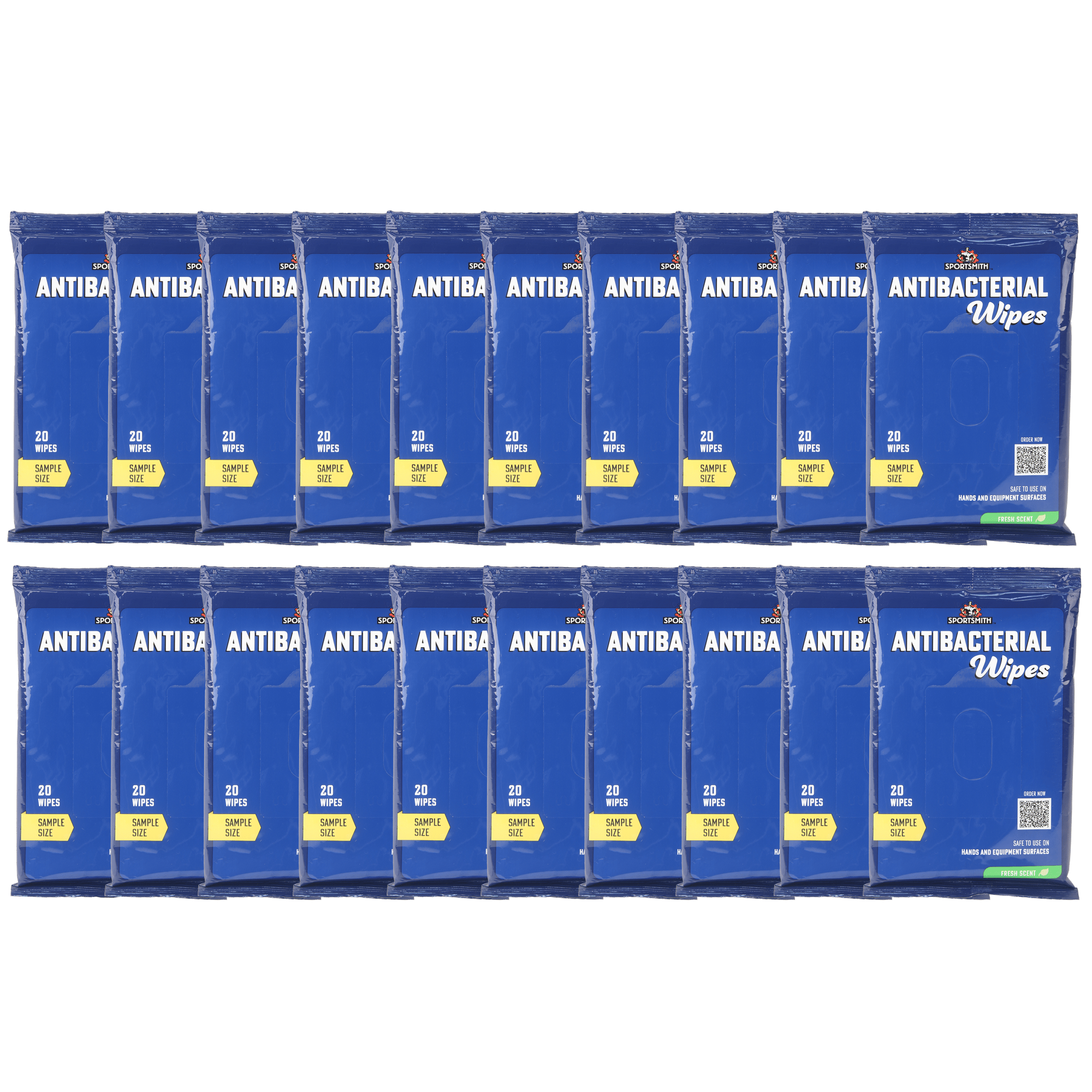 Sportsmith Antibacterial Wipes Bulk Sample Pack