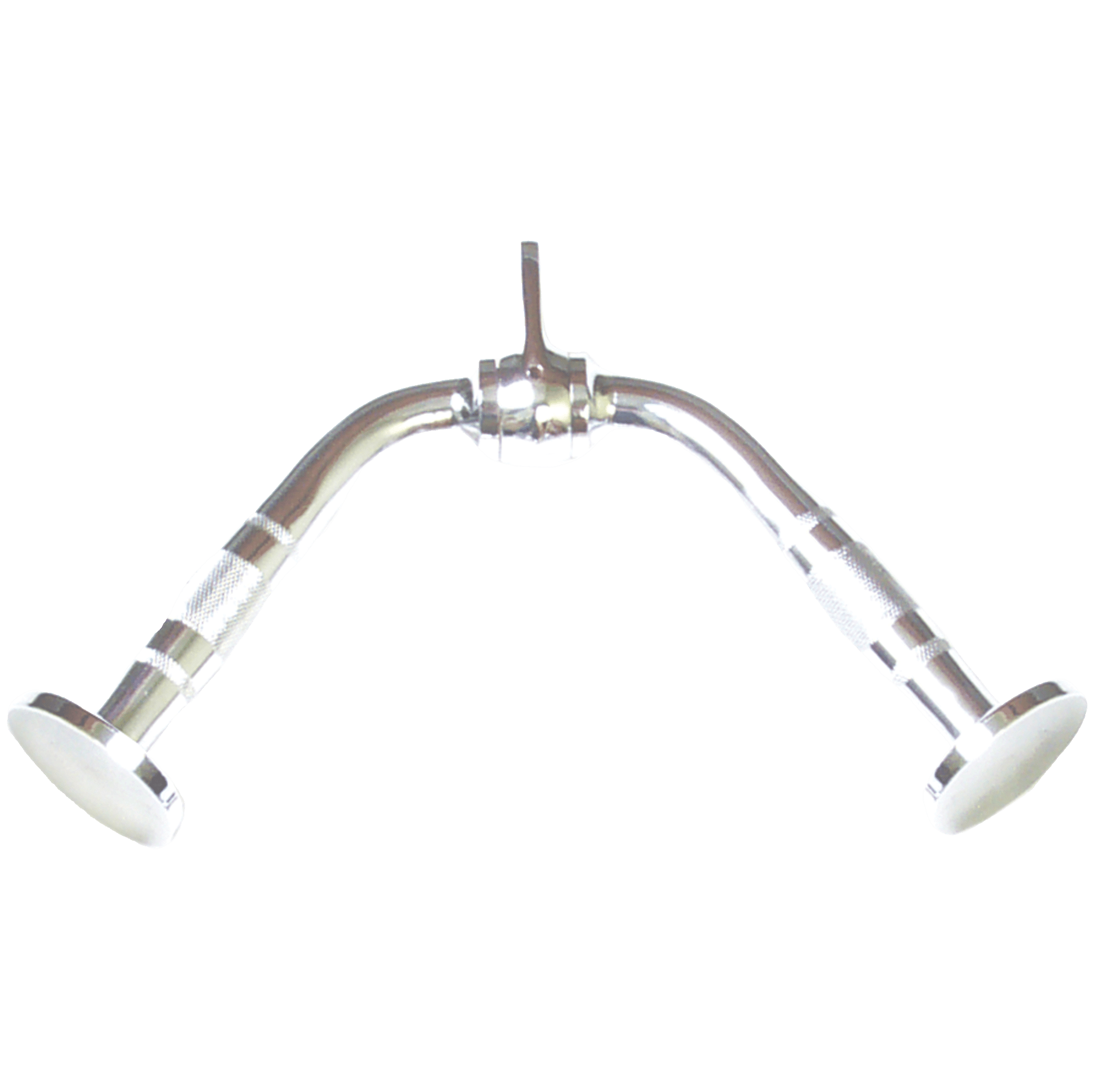 Triceps Press-Down Revolving Bar with Contoured, Knurled Grips