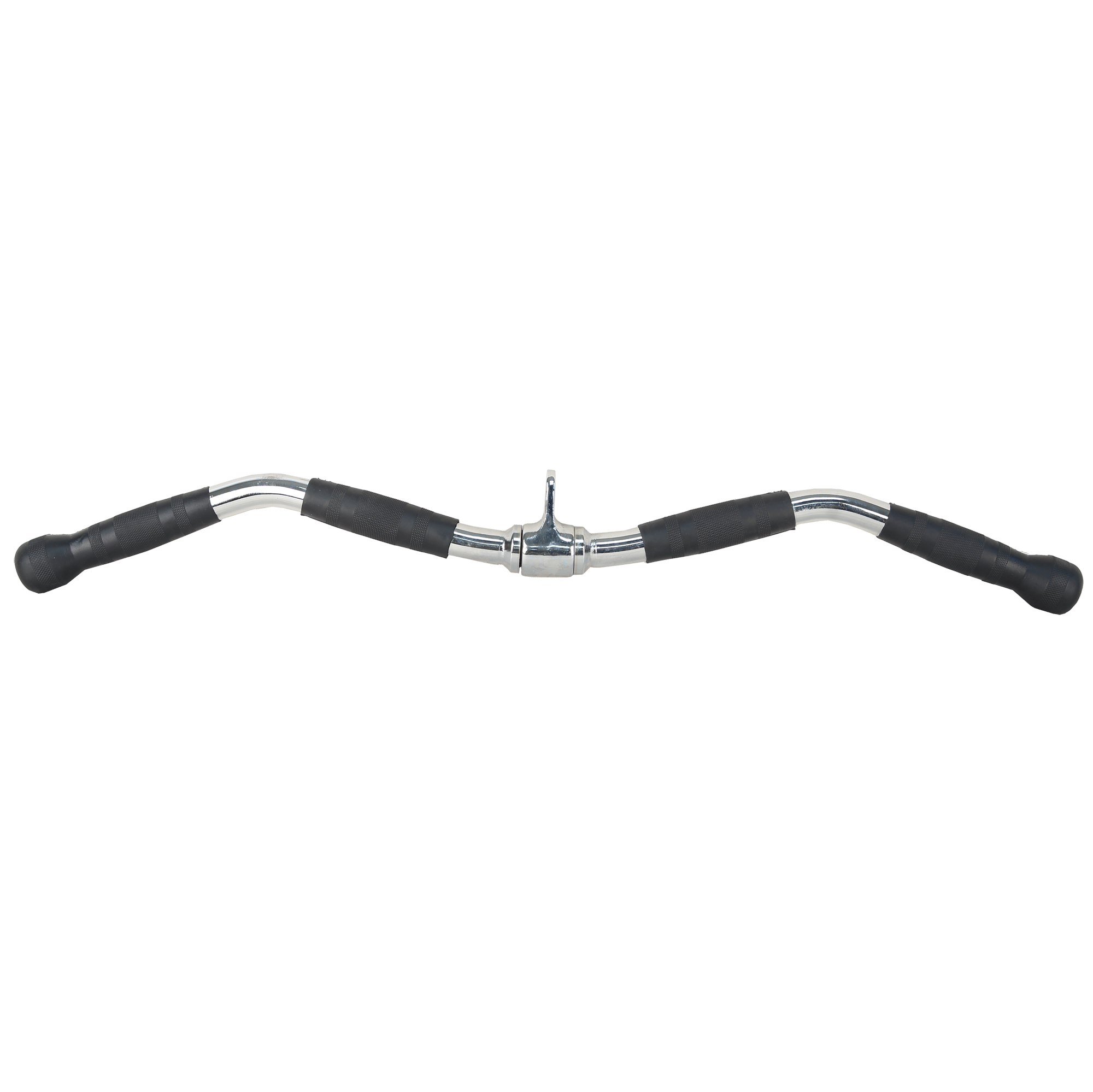 28" Revolving Curl Bar with Ergo Grips, Chrome