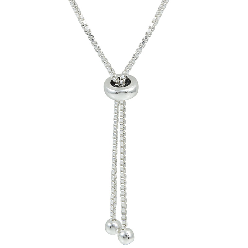 Sterling Silver Diamond Accent San Marco Adjustable Bolo Bracelet