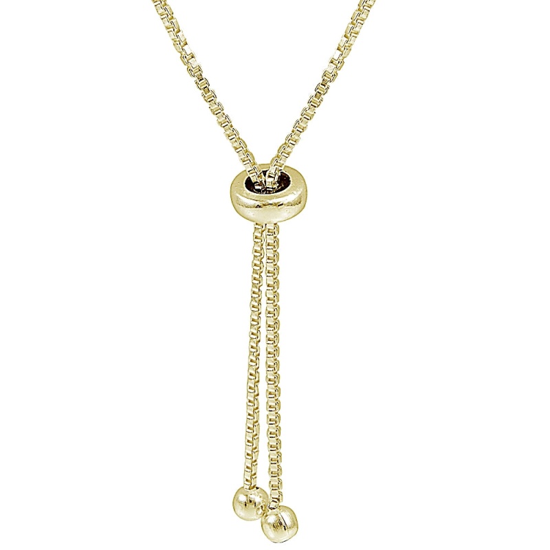 Gold Tone Over Sterling Silver Cubic Zirconia Star Adjustable Bracelet
