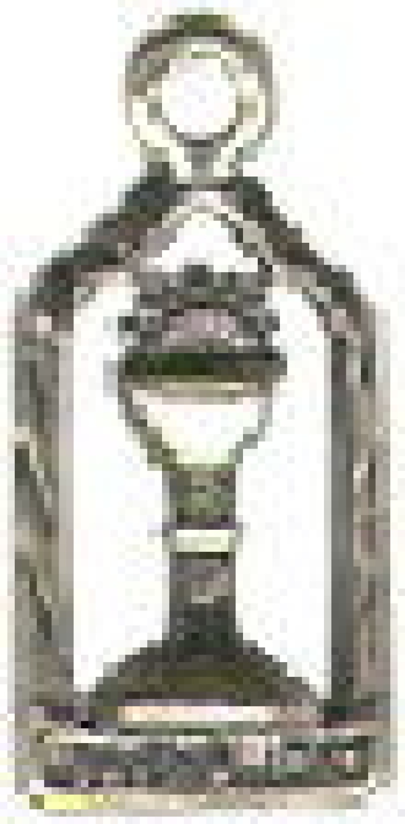 Religious 3D Christian Holy Eucharist And Chalice Communion Sterling Silver Charm