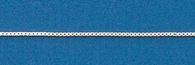 015 Box Chain Sterling Silver Necklace 16 Inch