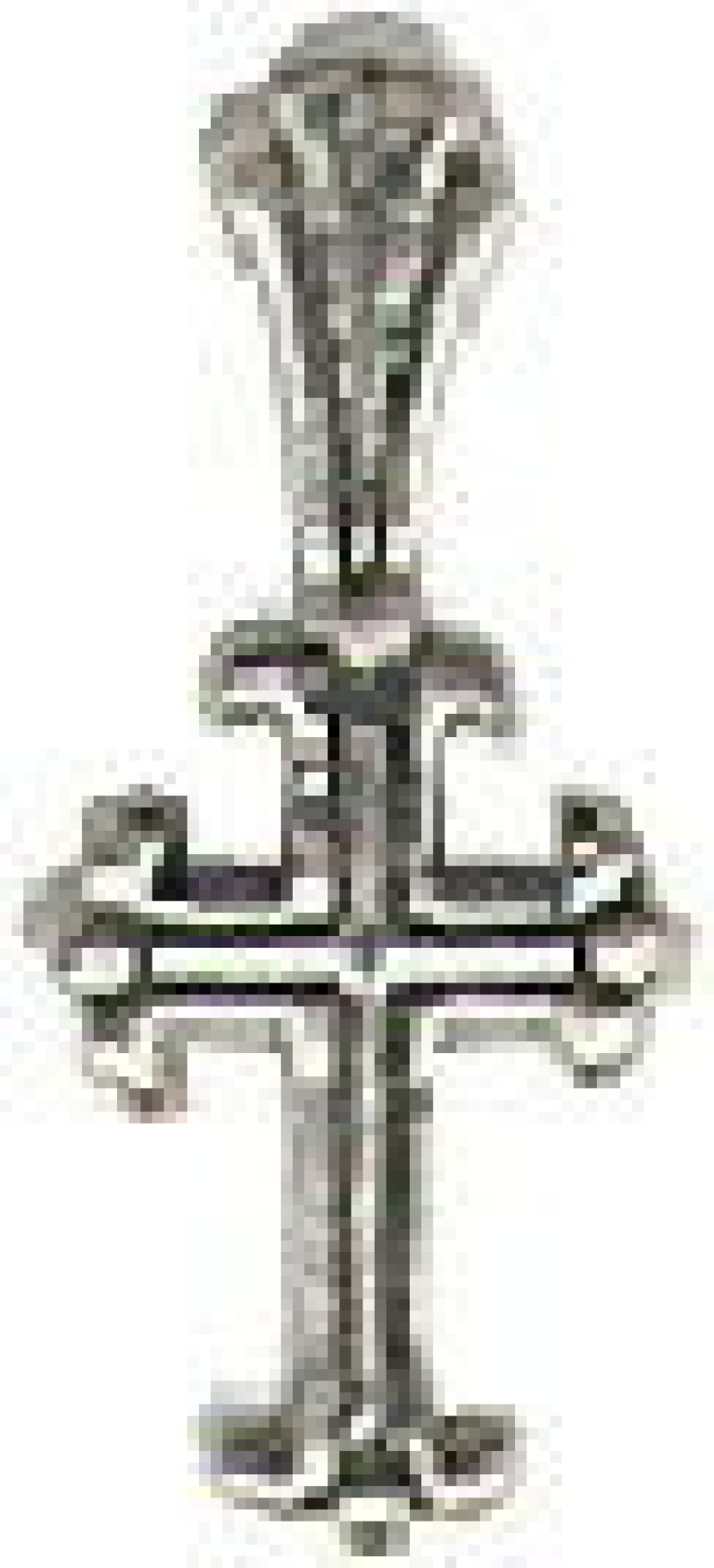 Cross Small Sterling Silver Charm Pendant