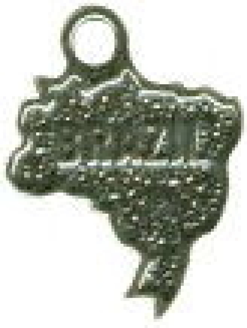 Travel: Brazil Sterling Silver Charm Pendant