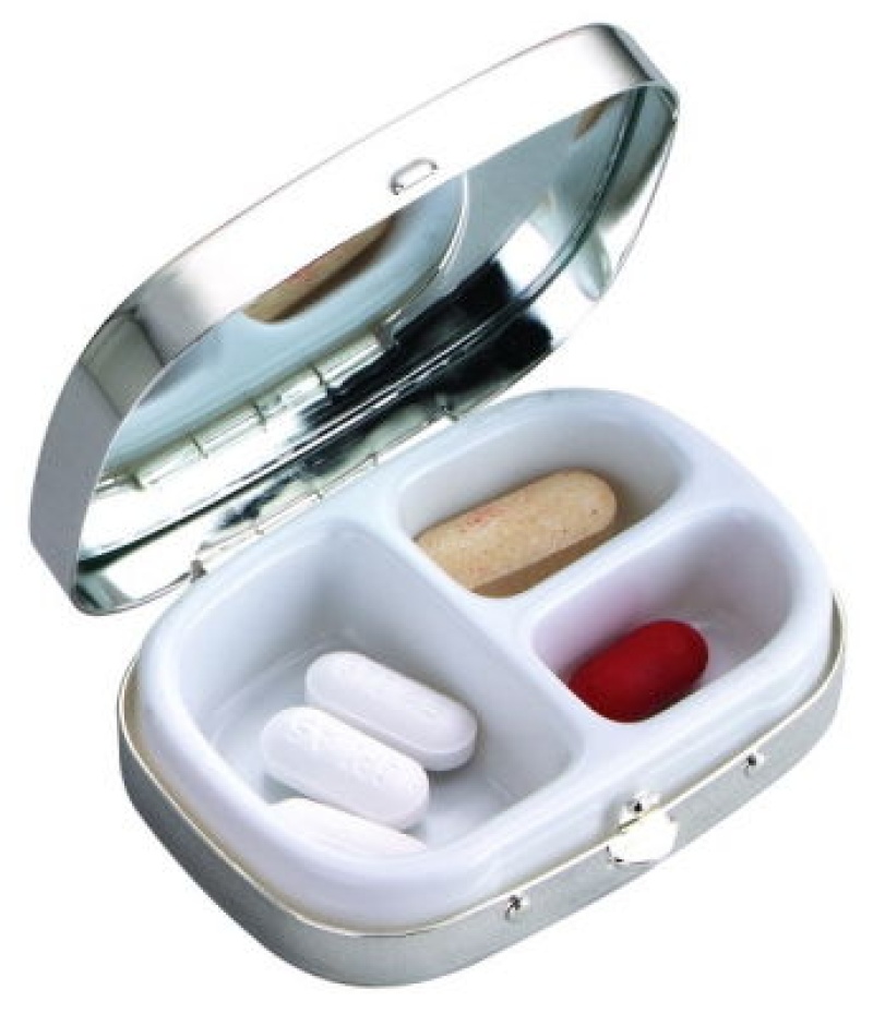 Pill Box In Silver