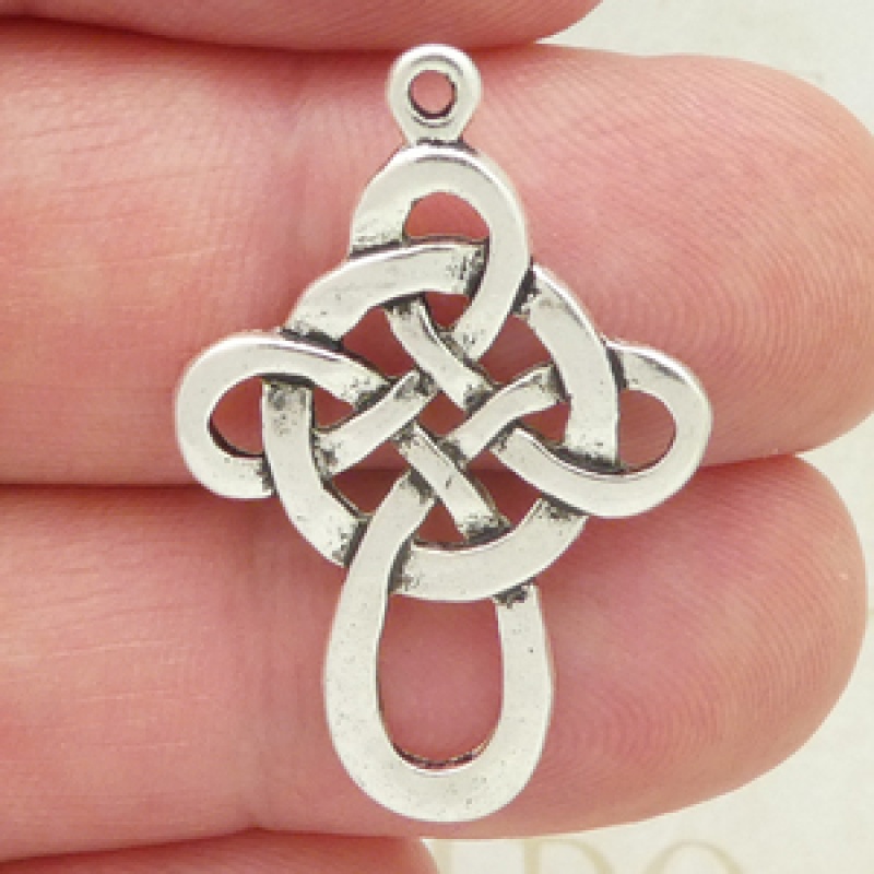 Celtic Cross Charms Wholesale In Silver Pewter