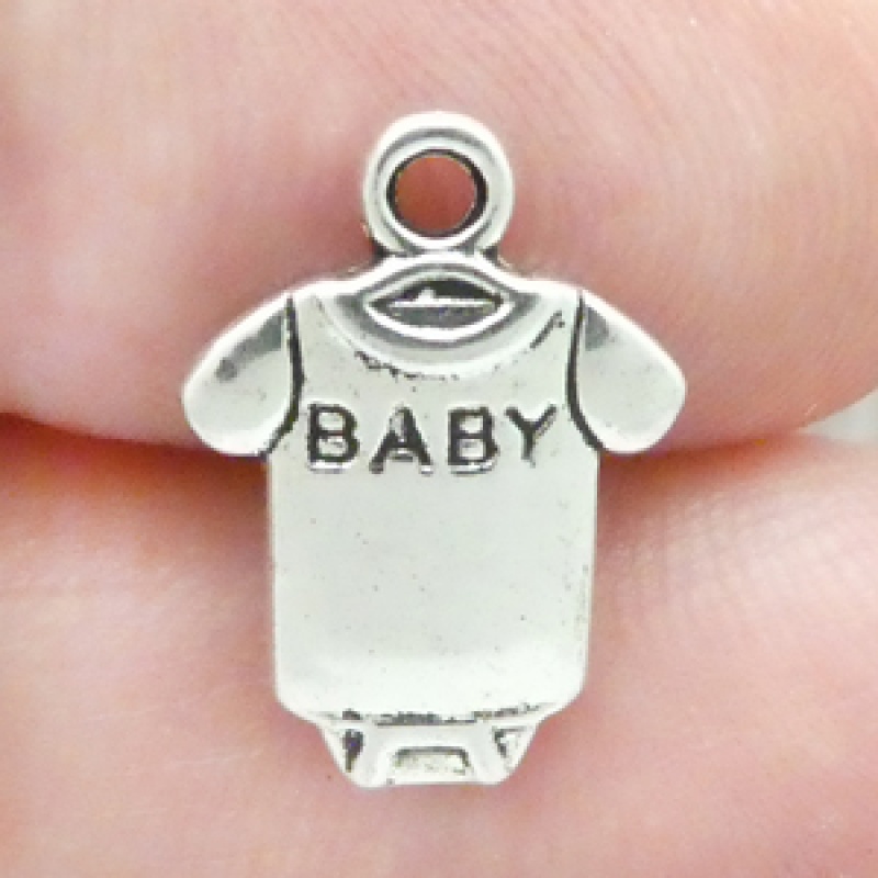 Baby Charms Wholesale In Silver Pewter