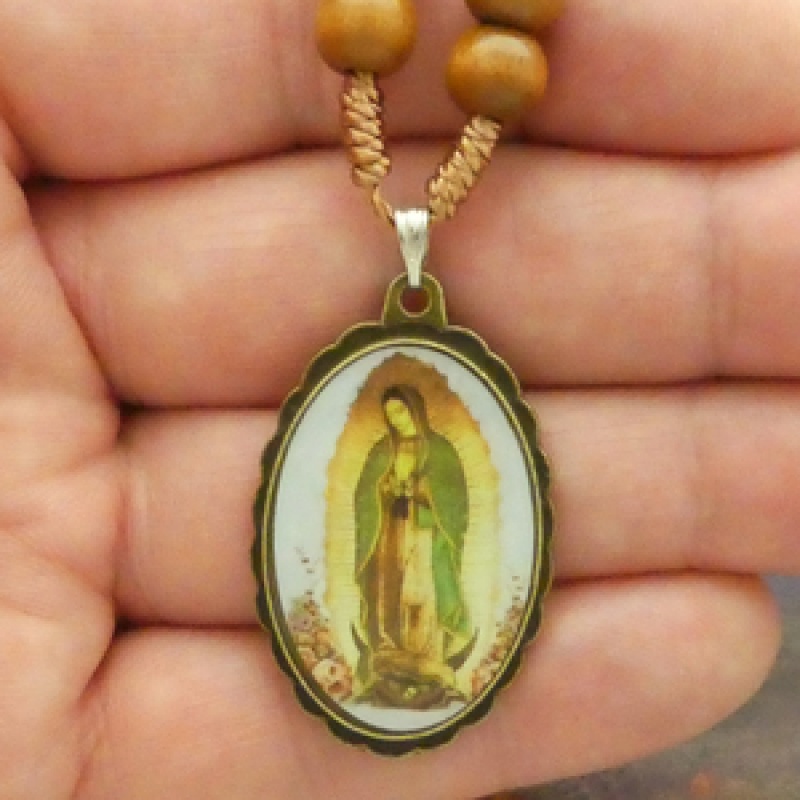 Our Lady Of Guadalupe Pendant Necklace