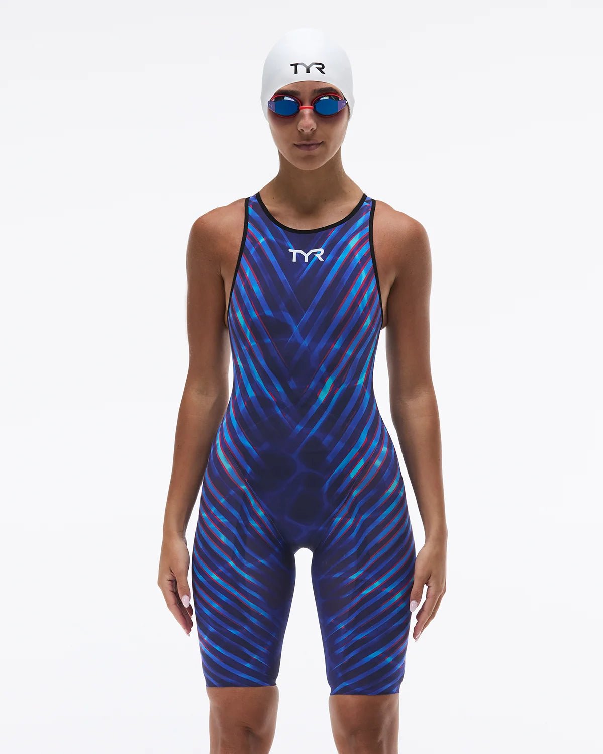 Tyr X Katie Ledecky Women's Venzo Open Back Tech Suit - Bravix