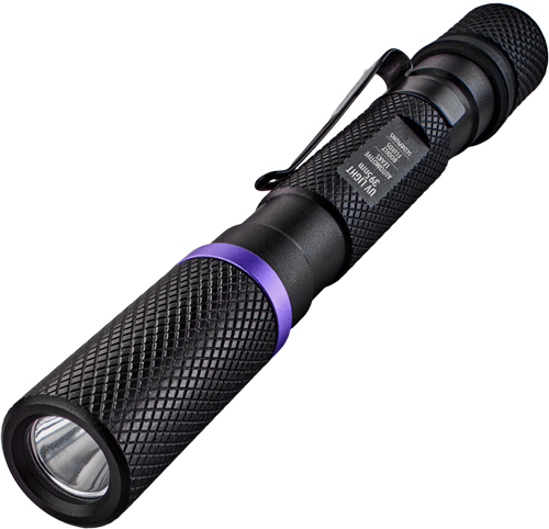Police Security 395nm UV Penlight Black